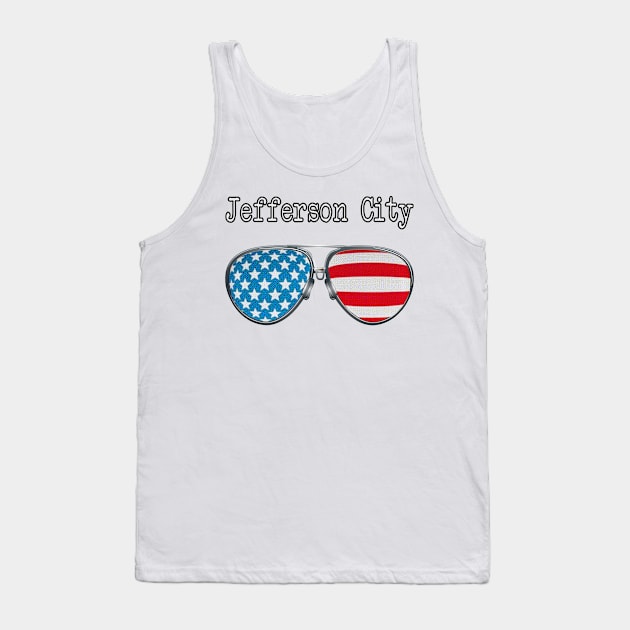 AMERICA PILOT GLASSES JEFFERSON CITY Tank Top by SAMELVES